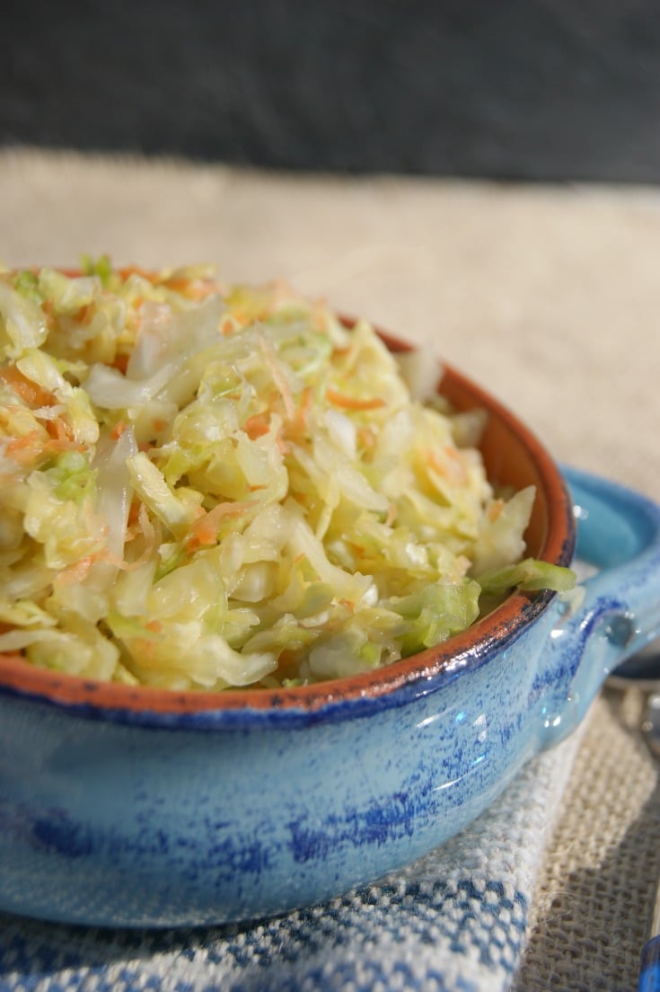 Ginger and Garlic Sauerkraut - great source of natural probiotics with the added benefit of immune boosting ingredients. 