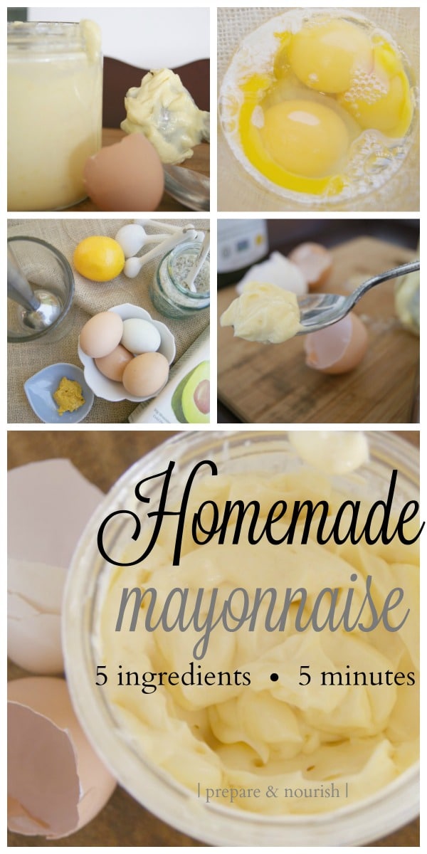 Homemade Mayonnaise - Learn how to avoid rancid vegetable oils and make this common #condiment yourself. If made from pastured eggs, #mayonnaise has a high #nutrient value. 