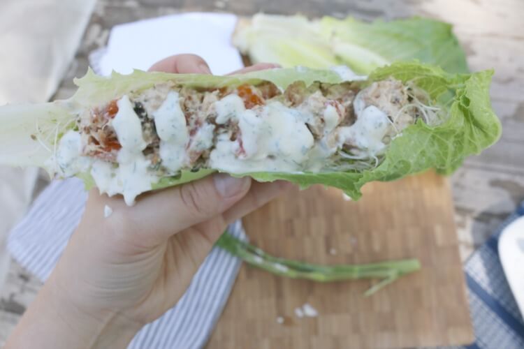 Tuna BLT Lettuce Boats Prepare & Nourish