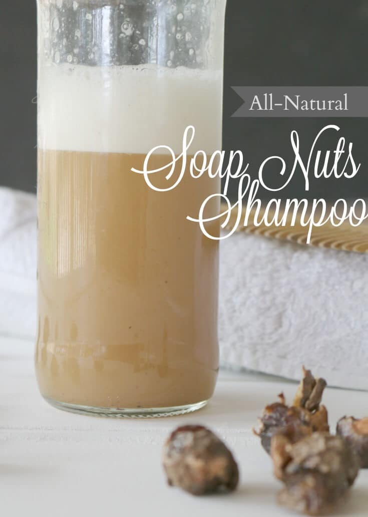 All Natural Soap Nuts Shampoo -ditch the parabens and clean those locks with all-natural, organic soap berries. 