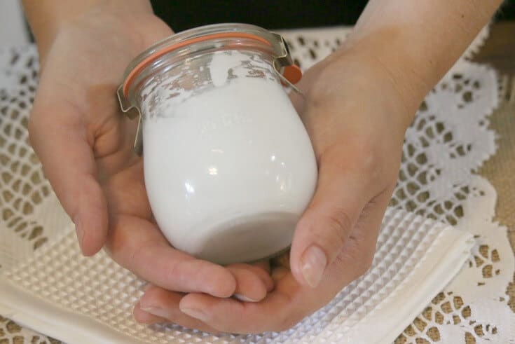 DIY Coconut Hand Cream - Created by breaking down fat molecules, this coconut hand cream penetrates deep into the skin and moisturizes well without that greasy feel.