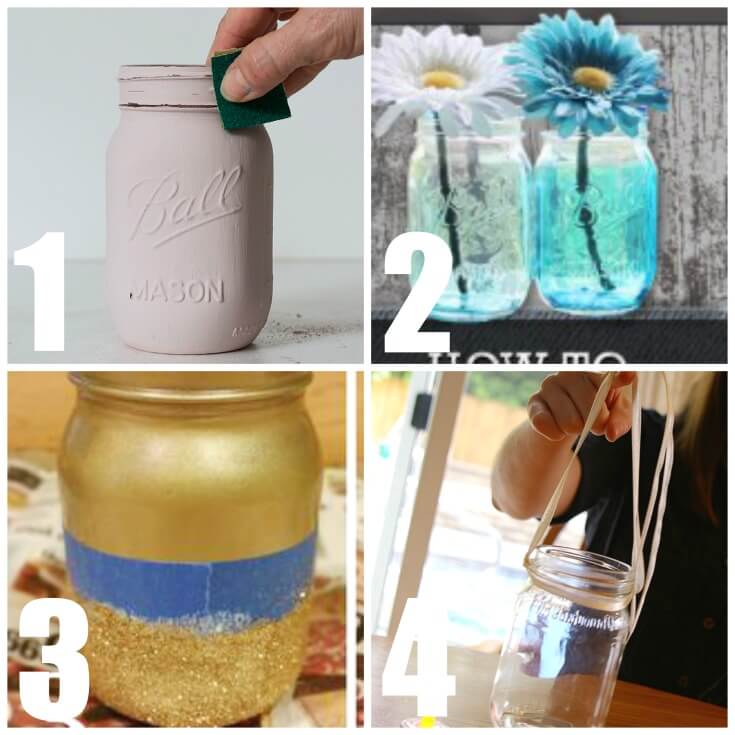 These cute mason jar craft ideas are sure to please. You'll never run out of fall decor ideas with these mason jar fall decorating crafts. #masonjarcrafts #diy #falldecor #fall #craft