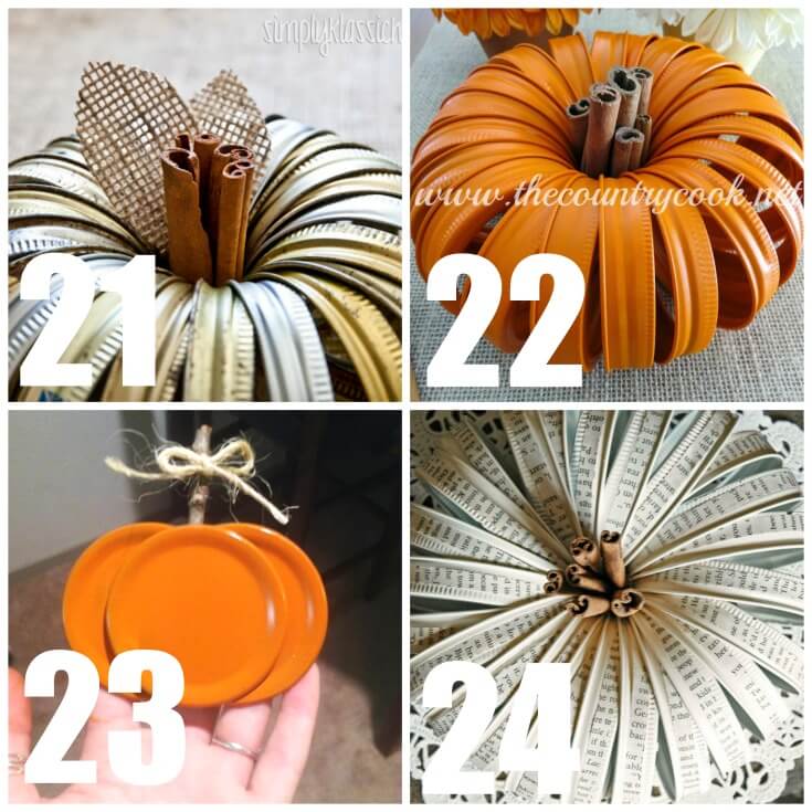 These cute mason jar craft ideas are sure to please. You'll never run out of fall decor ideas with these mason jar fall decorating crafts. #masonjarcrafts #diy #falldecor #fall #craft